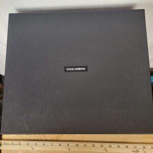 Dolce & Gabbana Authentic Empty Box Gift Storage Replacement Large Black